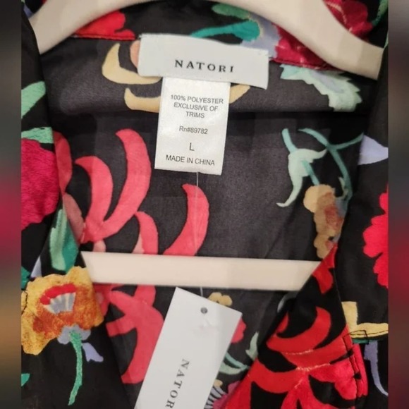 Natori 2pc Duchess pants and button down shirt Pajama Set size large new!!! - Picture 10 of 16